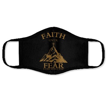 Discover Faith Over Fear Face Masks