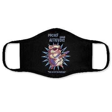 Discover Pocket Sized Attitude Hedgehog Face Masks