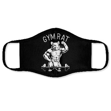 Discover Gym Rat - White Face Masks