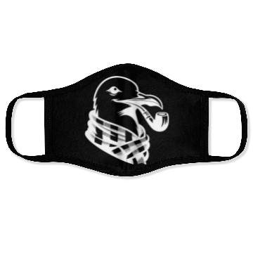 Discover Nordic Seagull Art With Sailor Flair Face Masks