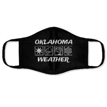 Discover Oklahoma Weather - Seasons Face Masks