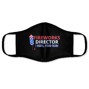 Discover Fireworks Director - I Run, You Run Face Masks