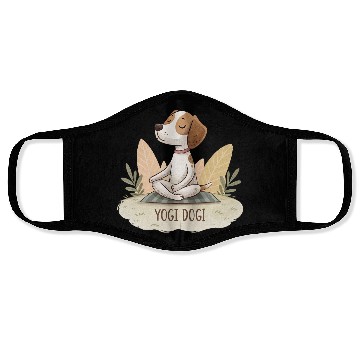 Discover Zen the Mindful Pup Face Masks