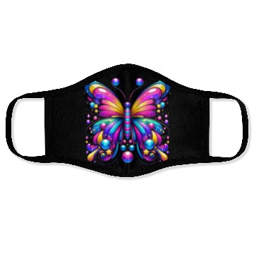 Discover Colorburst Fantasy Butterfly Face Masks