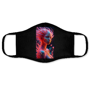 Discover Digital Phoenix - Ethereal Woman with Etherea Ener Face Masks