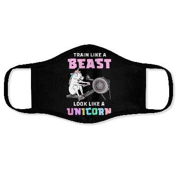 Discover Fitness Exercise Gym Unicorn Face Masks