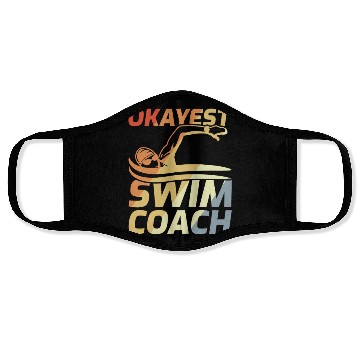 Discover Funny Swimming Coach Face Masks