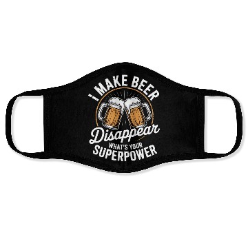 Discover I Make Beer Disappear Superpower? Face Masks