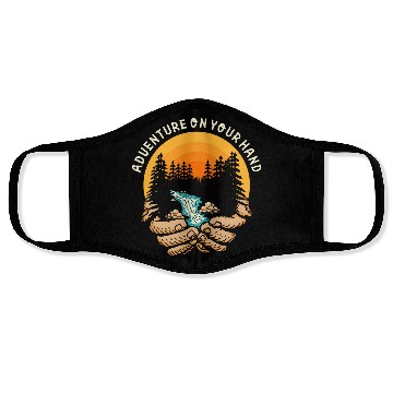 Discover Adventure on Your Hand Face Masks