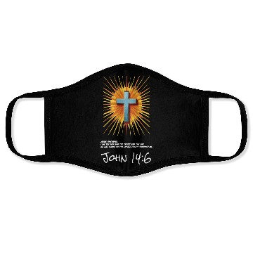 Discover John 14:6 Bible Scripture - Christian Face Masks