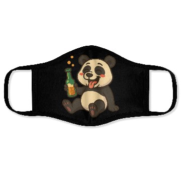 Discover Drunk Party Panda Face Masks