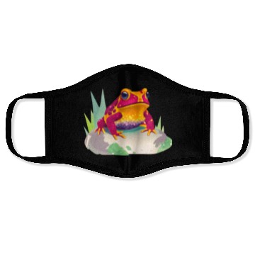 Discover Rainbow Frog Fiesta Face Masks