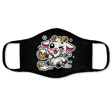 Discover Drunk Wasted Hangover Goat Face Masks