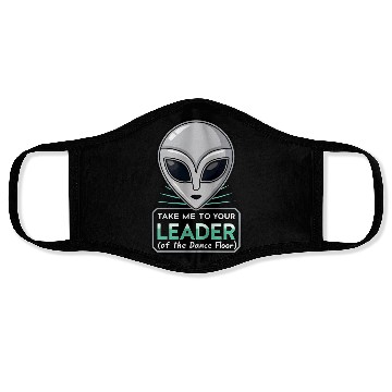 Discover Take Me To Your Leader Alien Rave Retro 2000s Y2K Face Masks