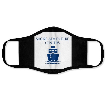 Discover Shiny blue – Nautical Style Graphic Face Masks