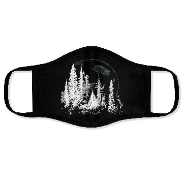 Discover Forest Moon – Lunar Light in the Wilderness Face Masks