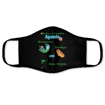 Discover Backyard Vacation Face Masks