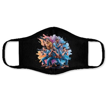 Discover Camera Fireworks - Creatives in Action Face Masks