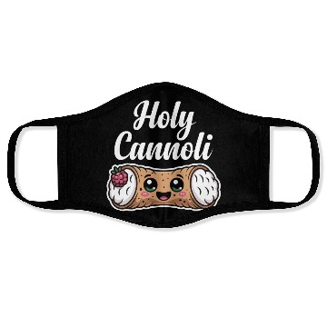Discover Holy Cannoli Sicily Italian Pride Food Face Masks