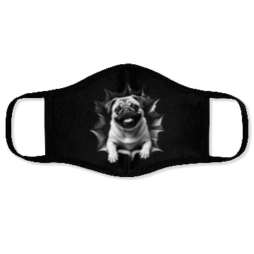 Discover Hello From The Pug Face Masks