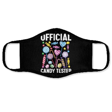 Discover Official Candy Tester Lollipop Sweets 01 Face Masks