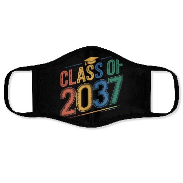 Discover Class of 2037 Grow With Me, Funny back to school Face Masks