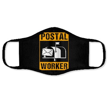 Discover Postal Worker Mailbox Mail Carrier Face Masks