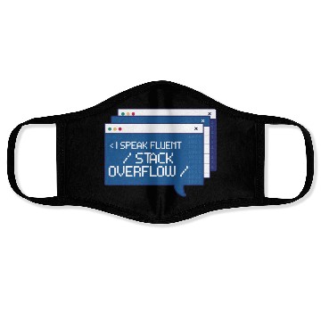 Discover Stack Overflow Computer Scientist Face Masks