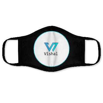 Discover Vishal k videos logo Face Masks
