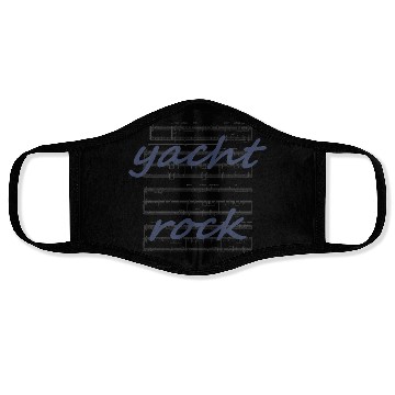 Discover Yacht Rock Sheet Music Face Masks