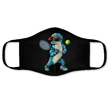 Discover Dolphins Tennis Face Masks