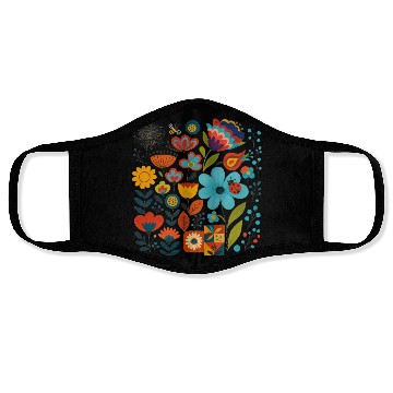 Discover Joyful Meadow & Nature Friends Face Masks