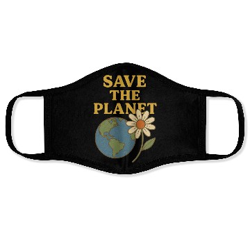 Discover Save The Planet Face Masks
