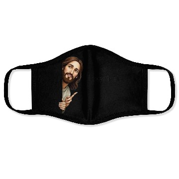 Discover "I Saw That –jesus Face Masks