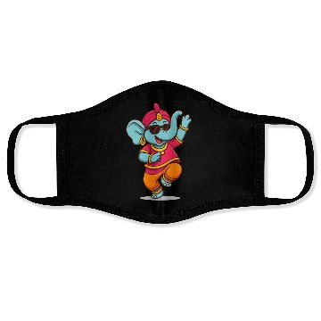 Discover Bollywood Dancing Elephant with Sunglasses Face Masks