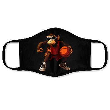 Discover Monkey basketball Face Masks