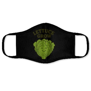 Discover Vegetable Gardening Lettuce Face Masks