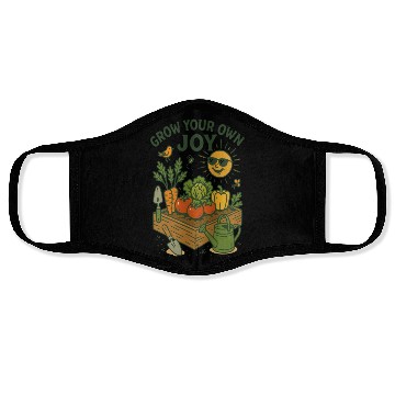 Discover Vegetable Gardening Face Masks