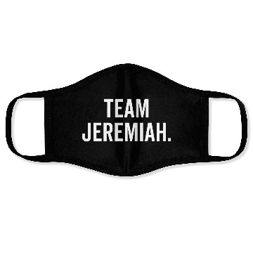 Discover Team Jeremiah Face Masks