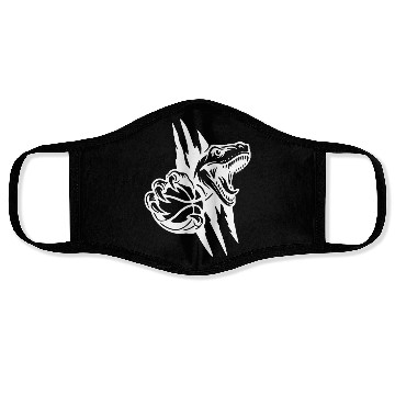 Discover Dinosaur Claw T Tattoo Design Face Masks