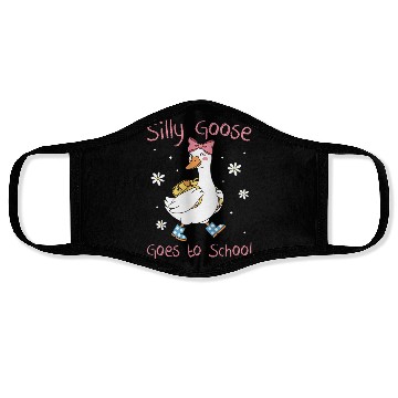 Discover Silly Goose Back to School Funny Face Masks