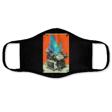 Discover Retro Tech Crystal Fusion Face Masks