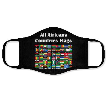 Discover All Africans Countries Flags Face Masks