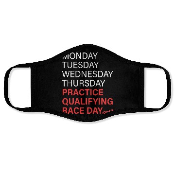 Discover monday tuesday wednesday thursday practice qual Face Masks