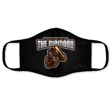 Discover baseball gorilla Face Masks