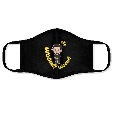 Discover Surprised Business Man Illustration Face Masks