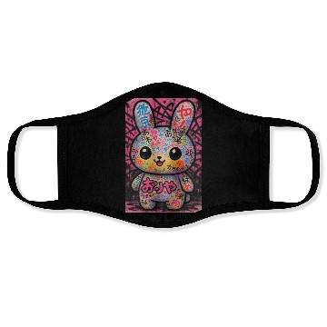 Discover Graffiti Kawaii Bunny Pop Face Masks