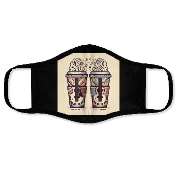 Discover "SUN & US" Matching Face Masks - Where Coffee Meets