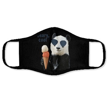 Discover Cool Panda with Sunglasses and Ice Cream Face Masks