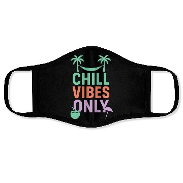 Discover Chill Vibes Only Tropical Face Masks
